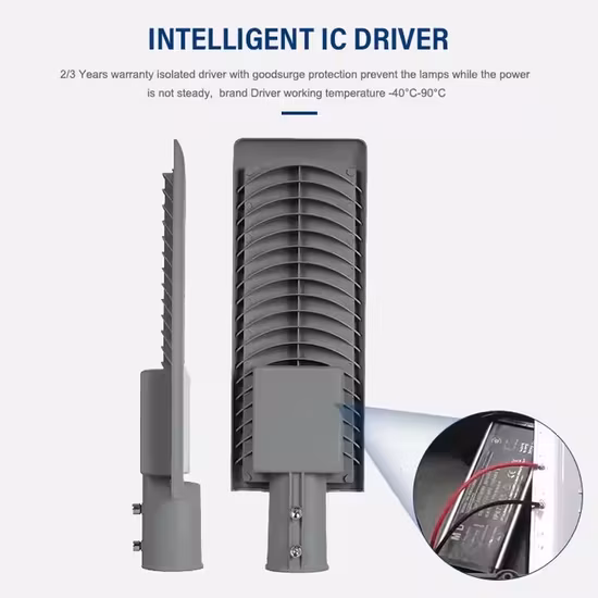 Comercio al por mayor de aluminio personalizado al aire libre Road Garden Flood Lighting IP67 resistente al agua 50W 100W 150W 200W todo en uno farola solar LED bifacial automática